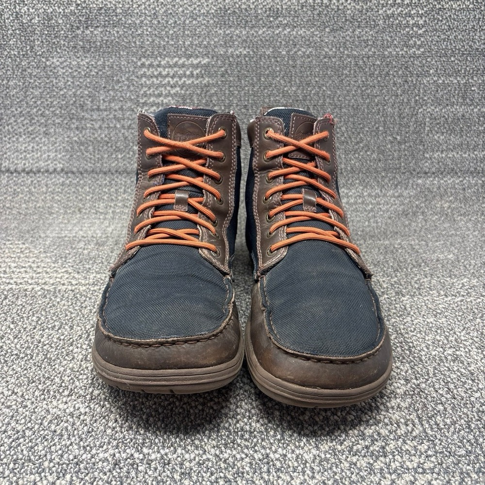Lems Boulder Boots Navy Stout Zero Drop Wide Lightweight Hiking Size M 10.5 W 12 - Picture 3 of 8